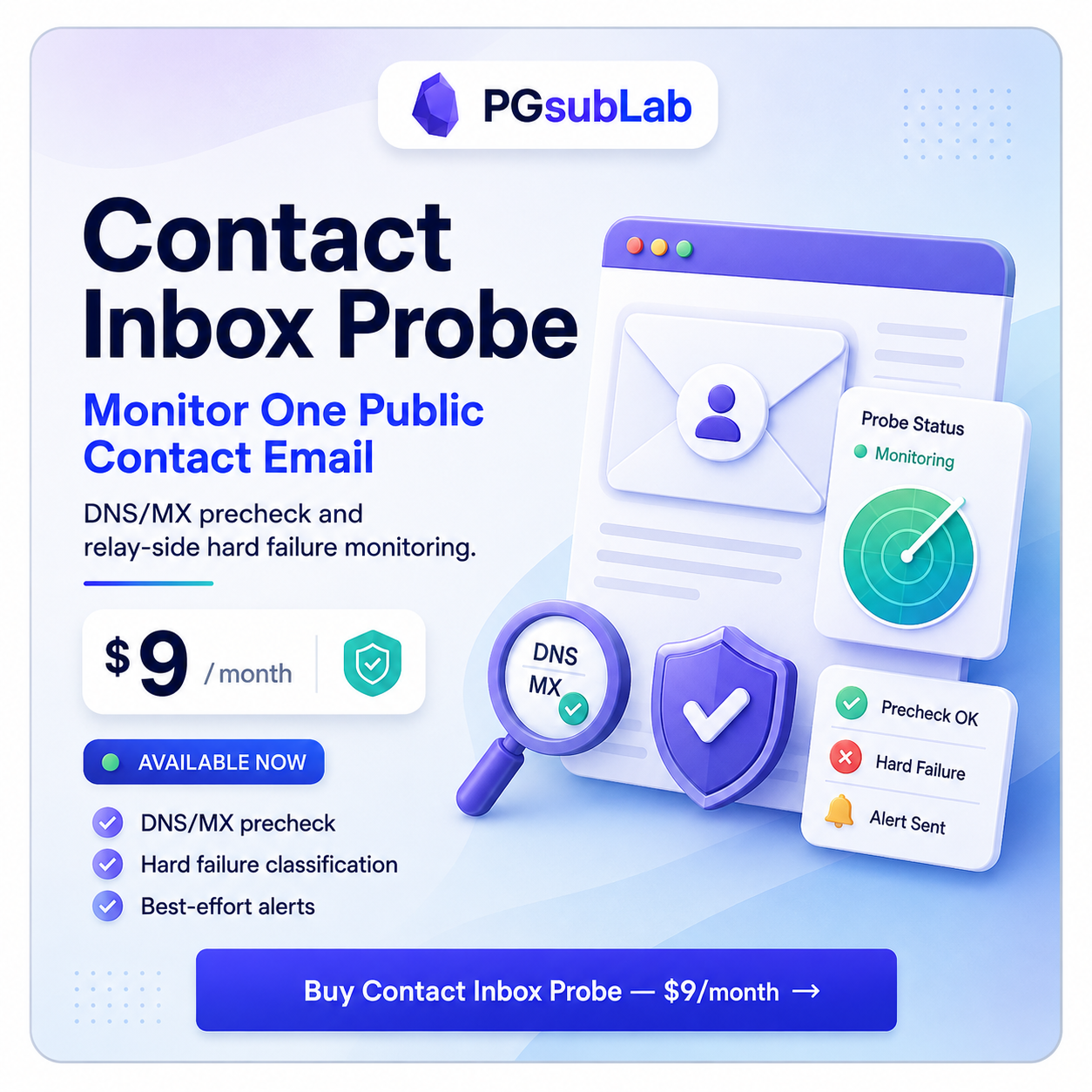 Contact Inbox Probe product image